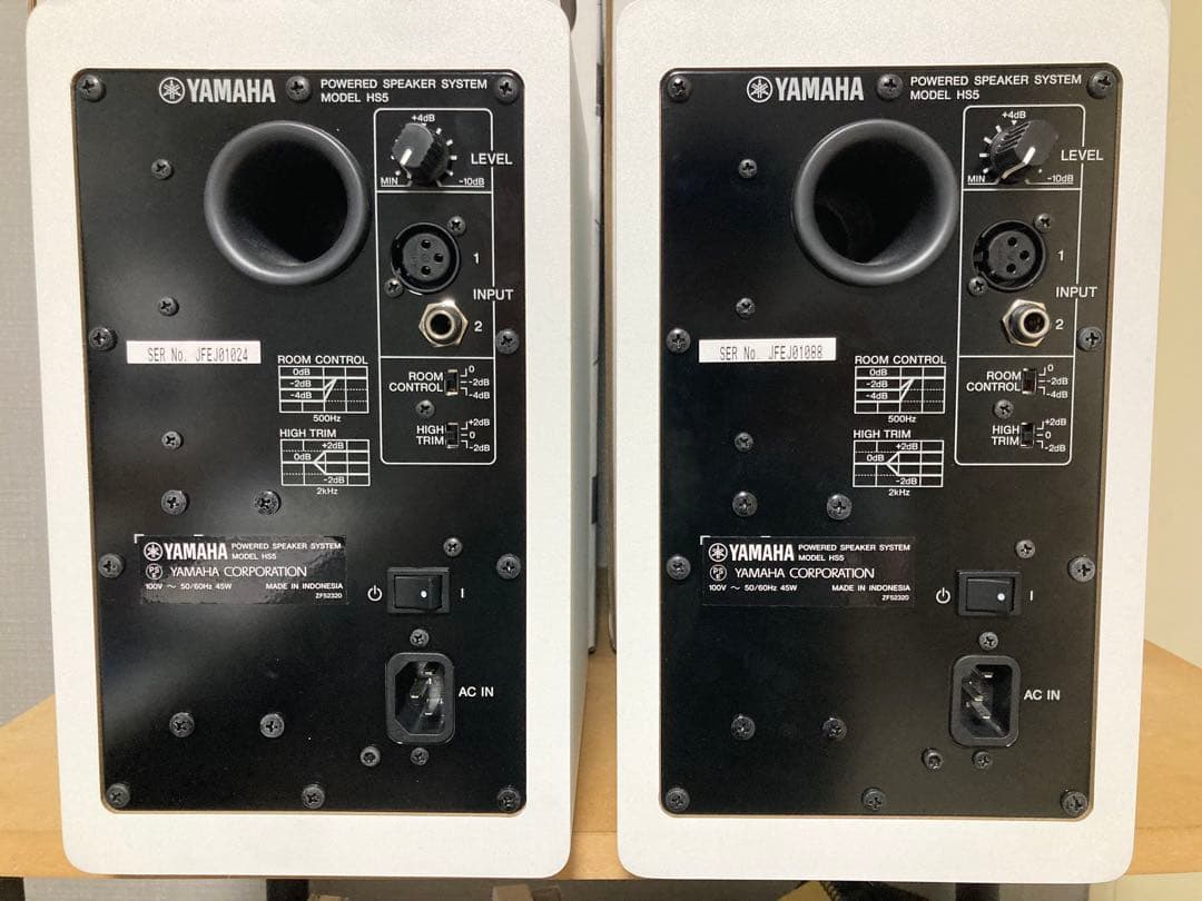 Yamaha HS5 パワードスピーカー ホワイト　ペア