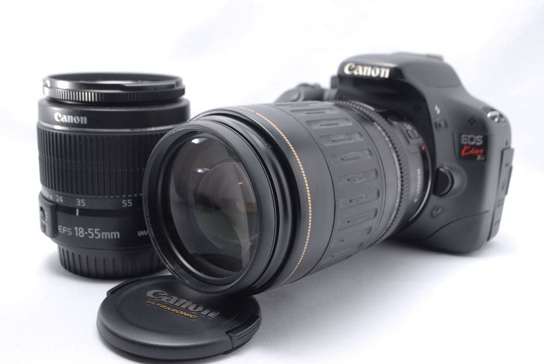 ✨豪華ダブルレンズセット✨Canon kiss X4✨手ぶれ補正レンズ✨一眼レフ