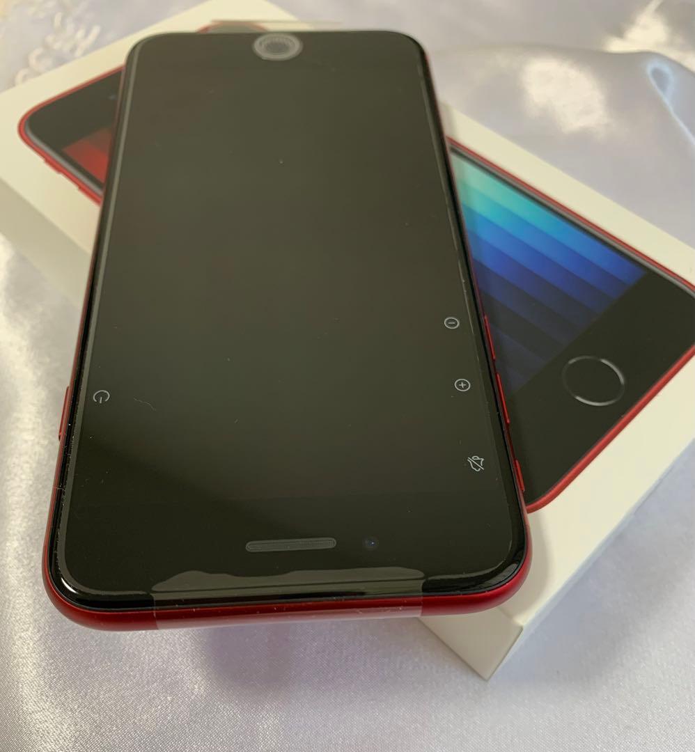 【新品 未使用】iPhone SE3 128GB レッド 第３世代 SIMフリー