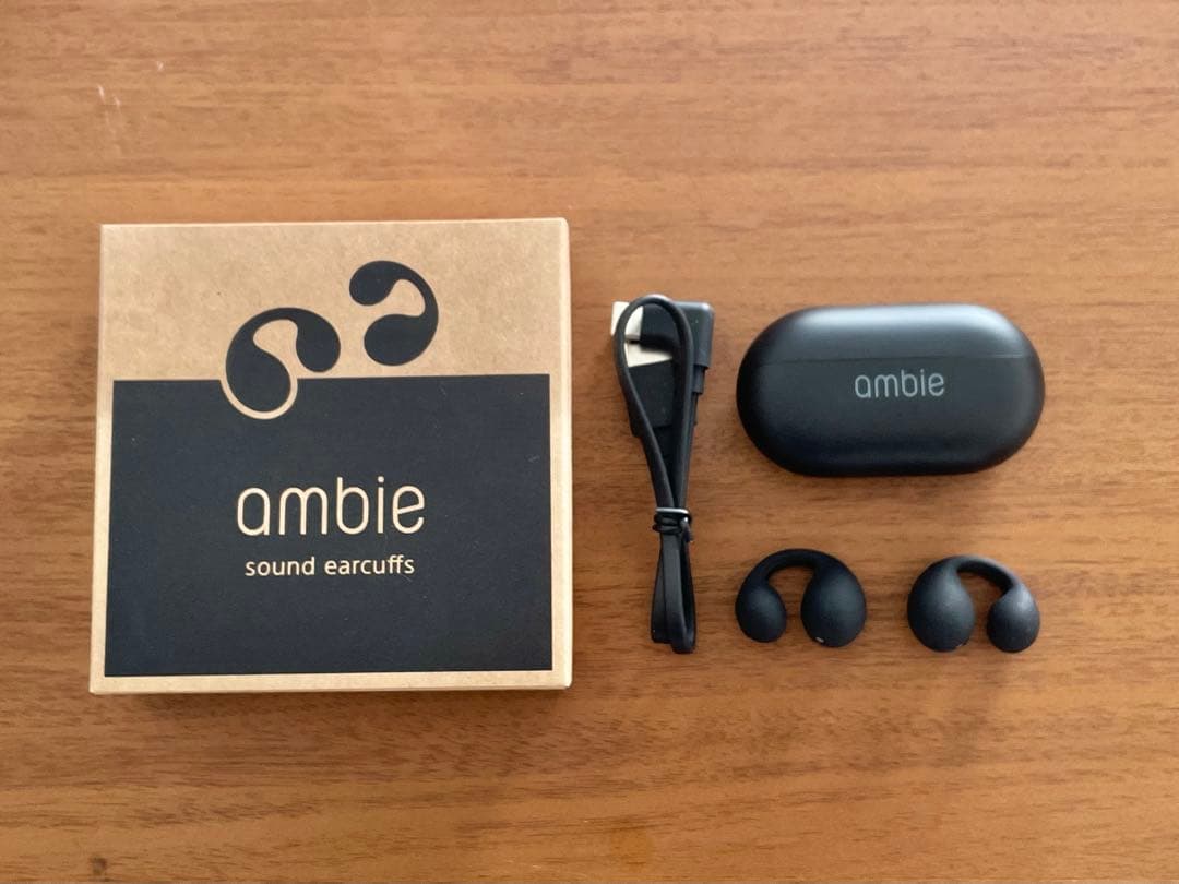 イヤホン ambie sound earcuffs AM-TW02 ambie sound earcuffs AM-TW02 Black × Black – ambie STORE