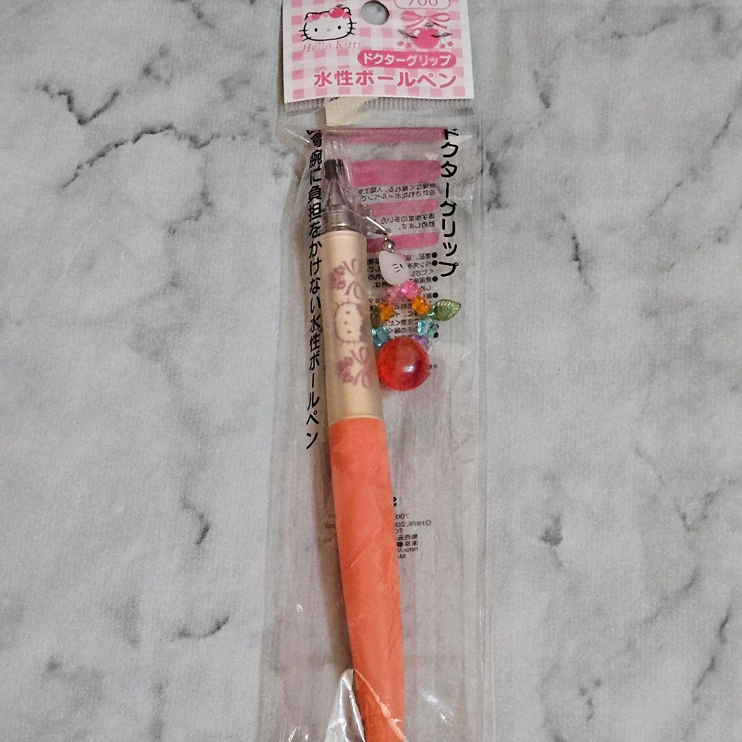 2002年製☆ハローキティ 水性ボールペン ドクタークリップ サンリオ サンスター文具 サンリオ ドクターグリップ 4+1 ギフトペン ハロー
