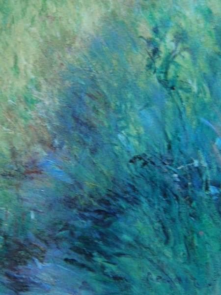 ルノワール 、【シャトゥーのセーヌ河】、希少画集画、新品高級額