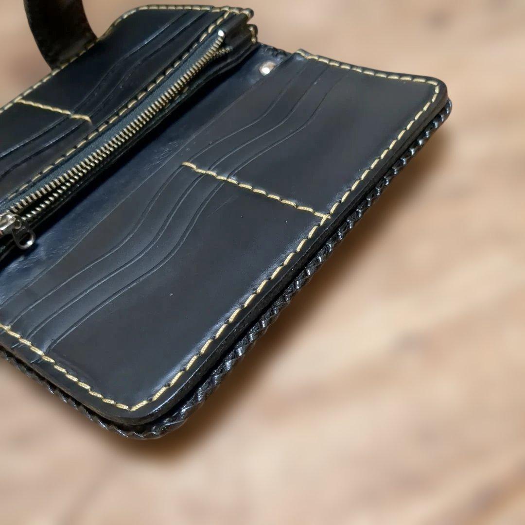 leathercraftyouステングレイ-レザー長財布 - メルカリ