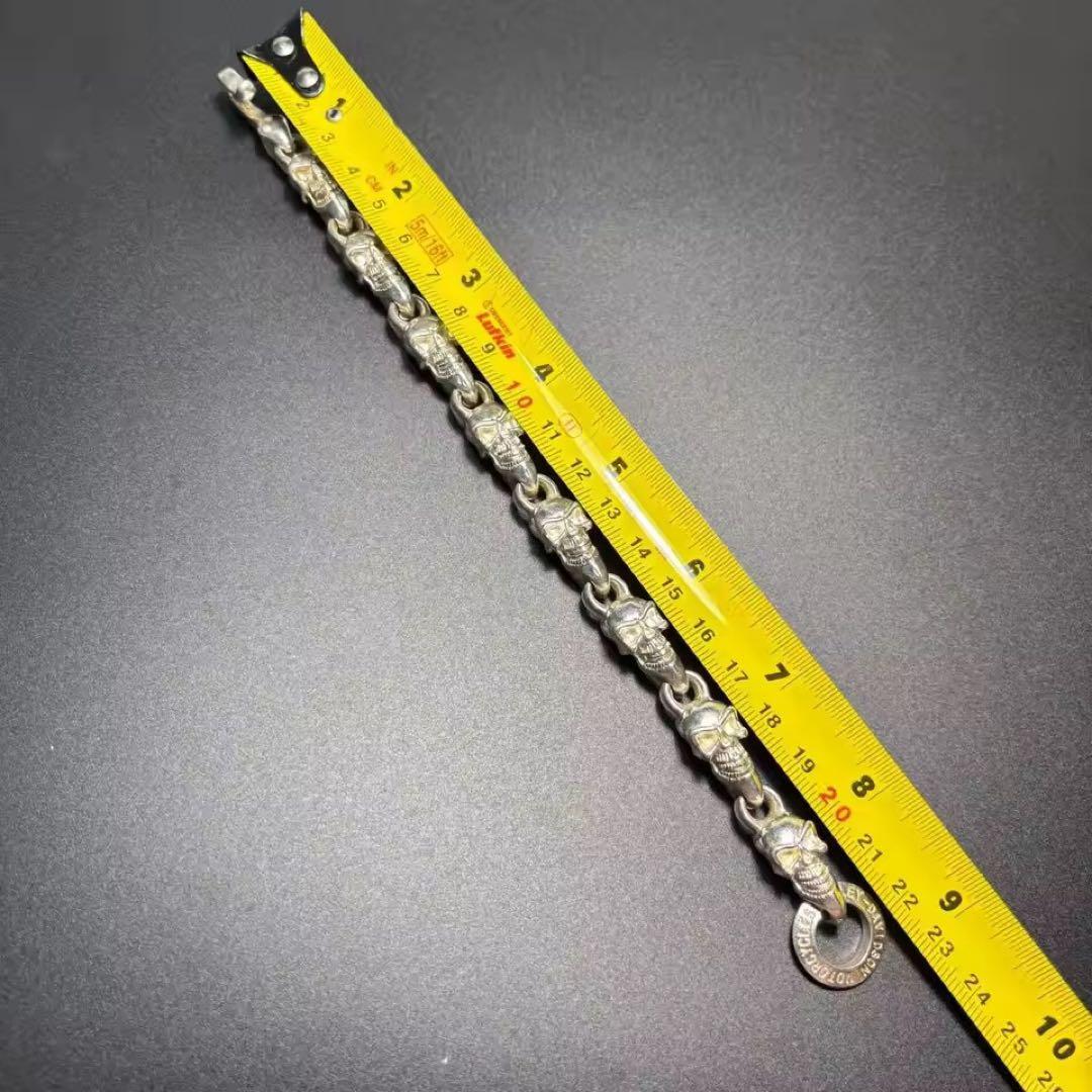 K.K.Style　 スカルモチーフ シルバー ブレスレット 30個