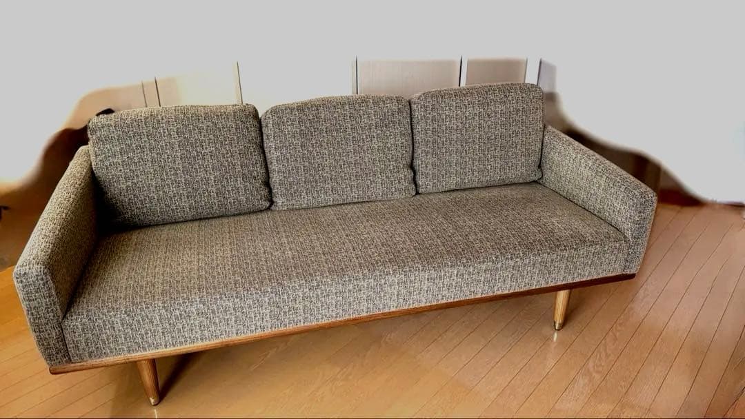 美品・限定値引き】フランネルソファ・FOLKE（フォルケ） 3人掛け