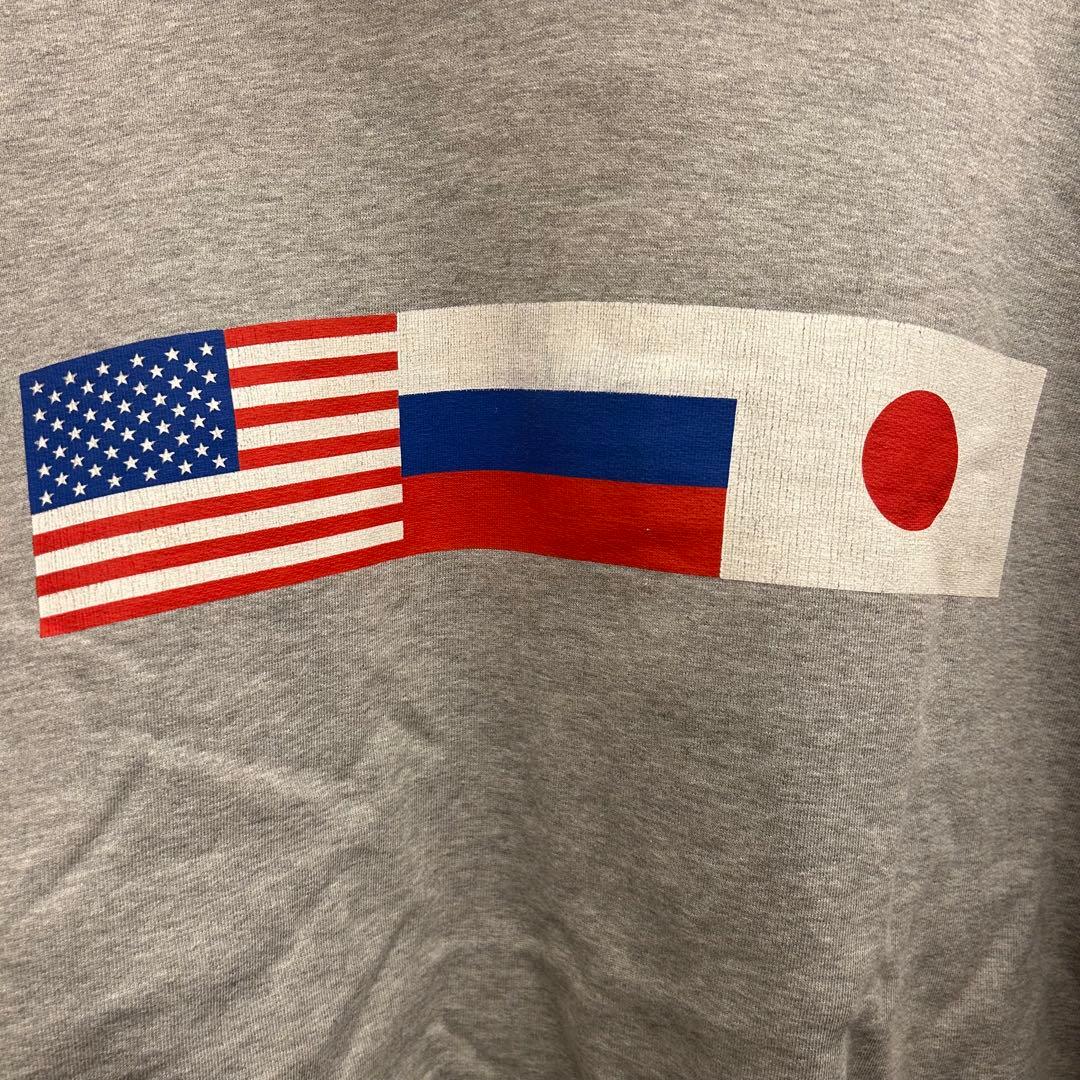 gosha rubchinskiy 国旗パーカー M - メルカリ