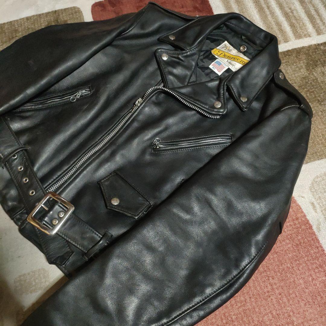 美品人気Schott618バイカータグTALONZip40ダメでも対応有