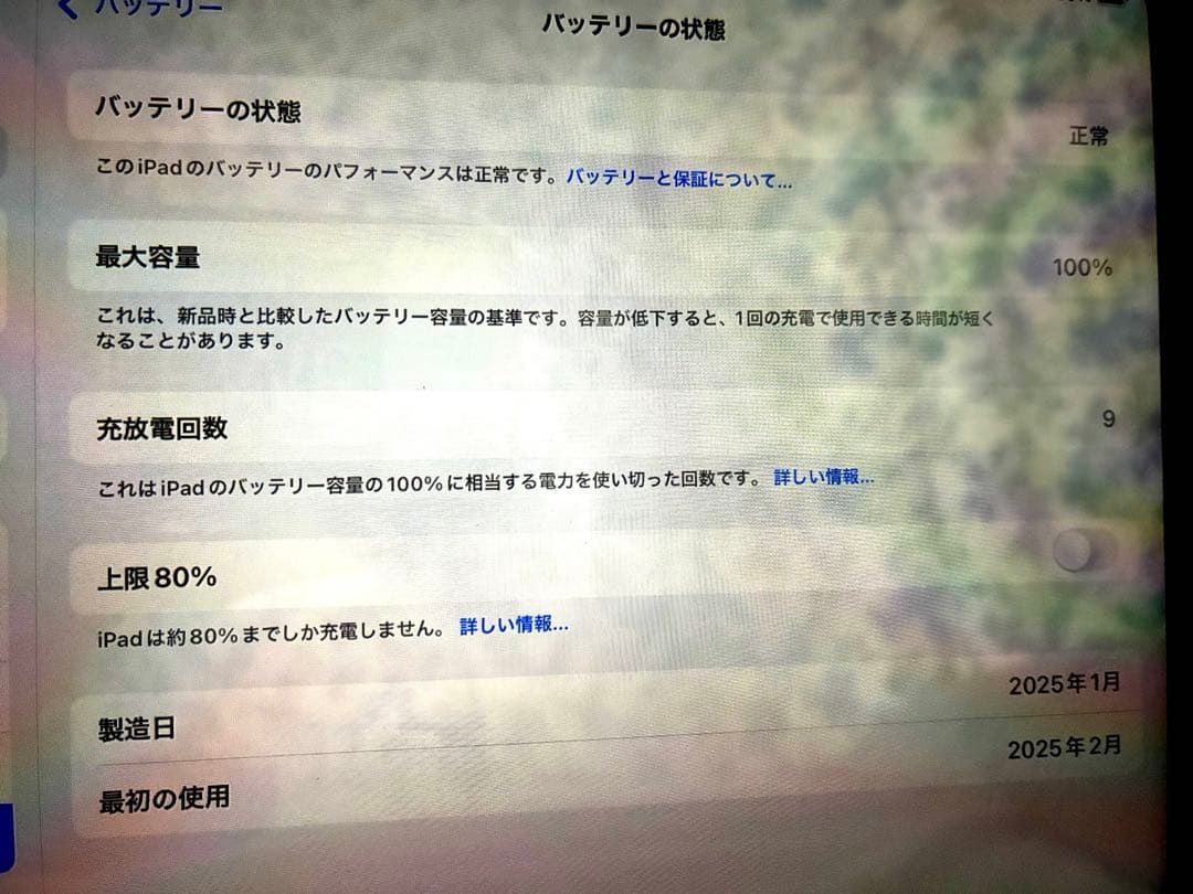 11インチ　iPad Air (M2) Wi-Fi + Cellular 256