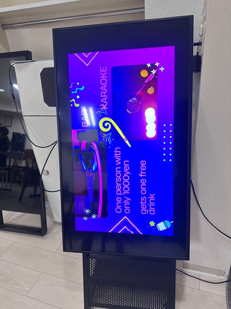 シャープ 43インチ-スタンドセット HW431業務用 電子看板 ディスプレイ