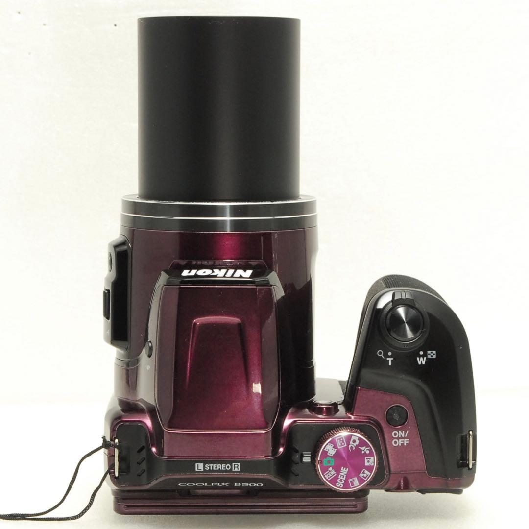 Nikon COOLPIX B500 ❤️スマホ転送 動作確認済 パープル カメラ