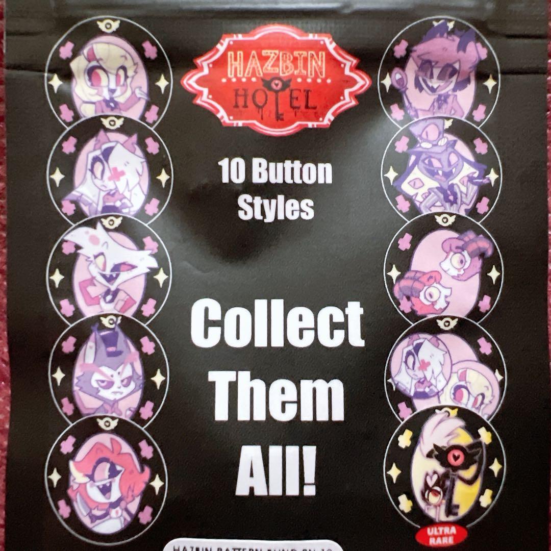 ハズビンホテル チャーリー ヴァギー ミニ缶バッジ公式 HAZBIN HOTEL