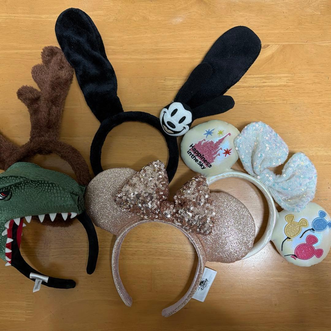 ディズニー・ユニバ キャラクター カチューシャ 4点(個別売り可