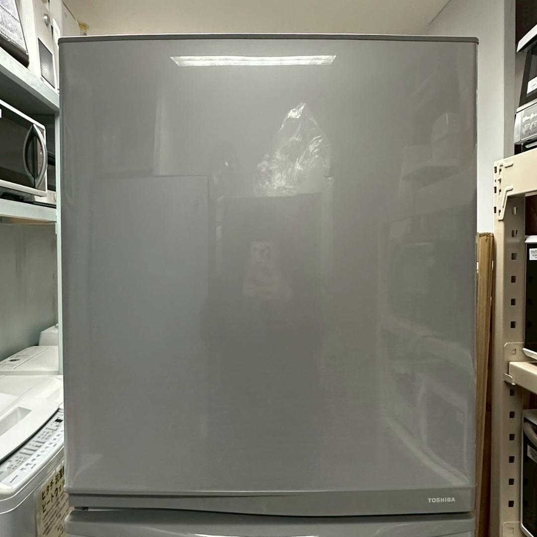 iΦ TOSHIBA 冷凍冷蔵庫 置けちゃうスリム GR-E34N 340L ①