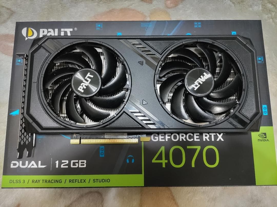 よ*虫様 PALIT RTX 4070 12GB GDDR6X Palit Products - GeForce RTX™ 4070 Dual ::