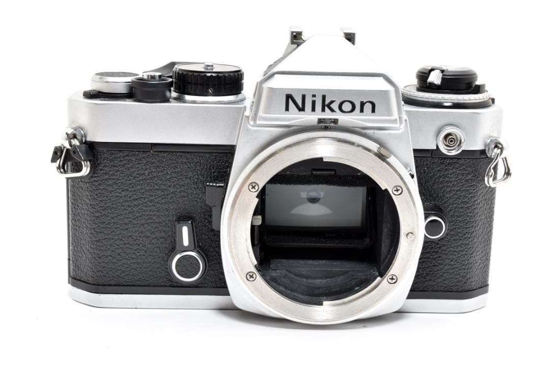 超美品 NIKON FE シルバー フィルムカメラ モルト新品交換済 M591