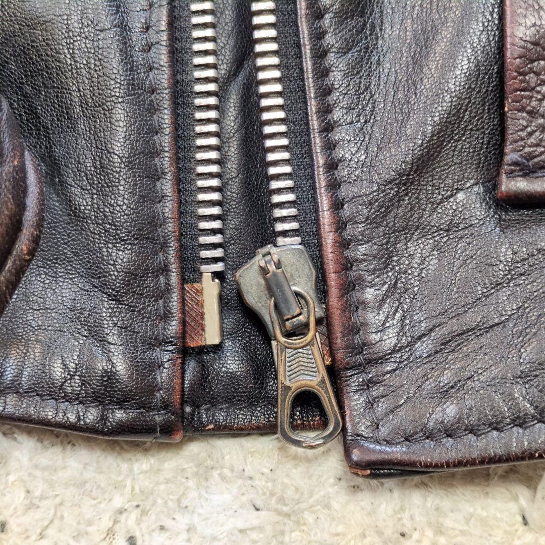 値下げ中1-47 イタリア製 VERA PELLE ダブルライダース 本革 レ - メルカリ