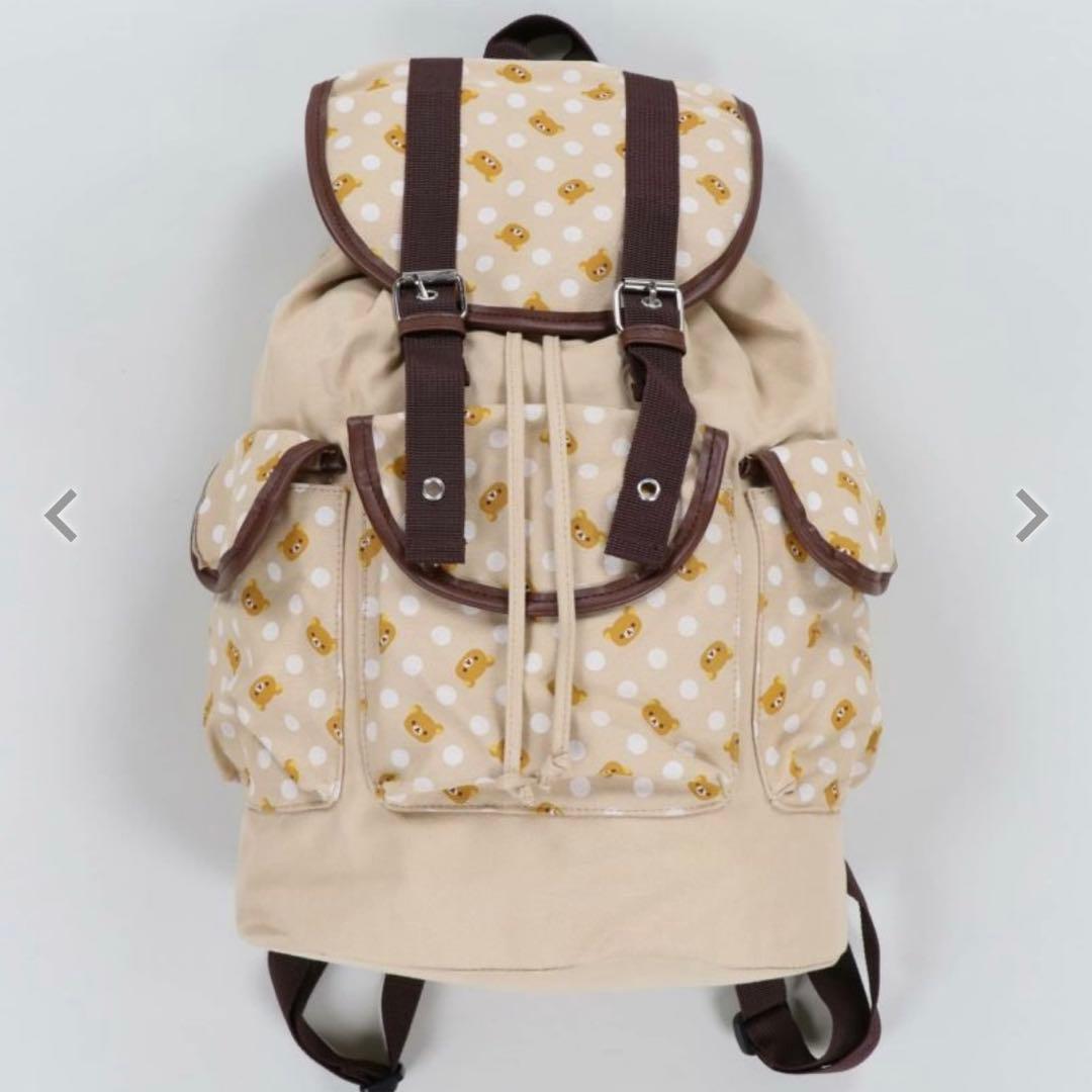 未使用 リラックマ SPINNS リュックサック ブラウン 森ガール 平成