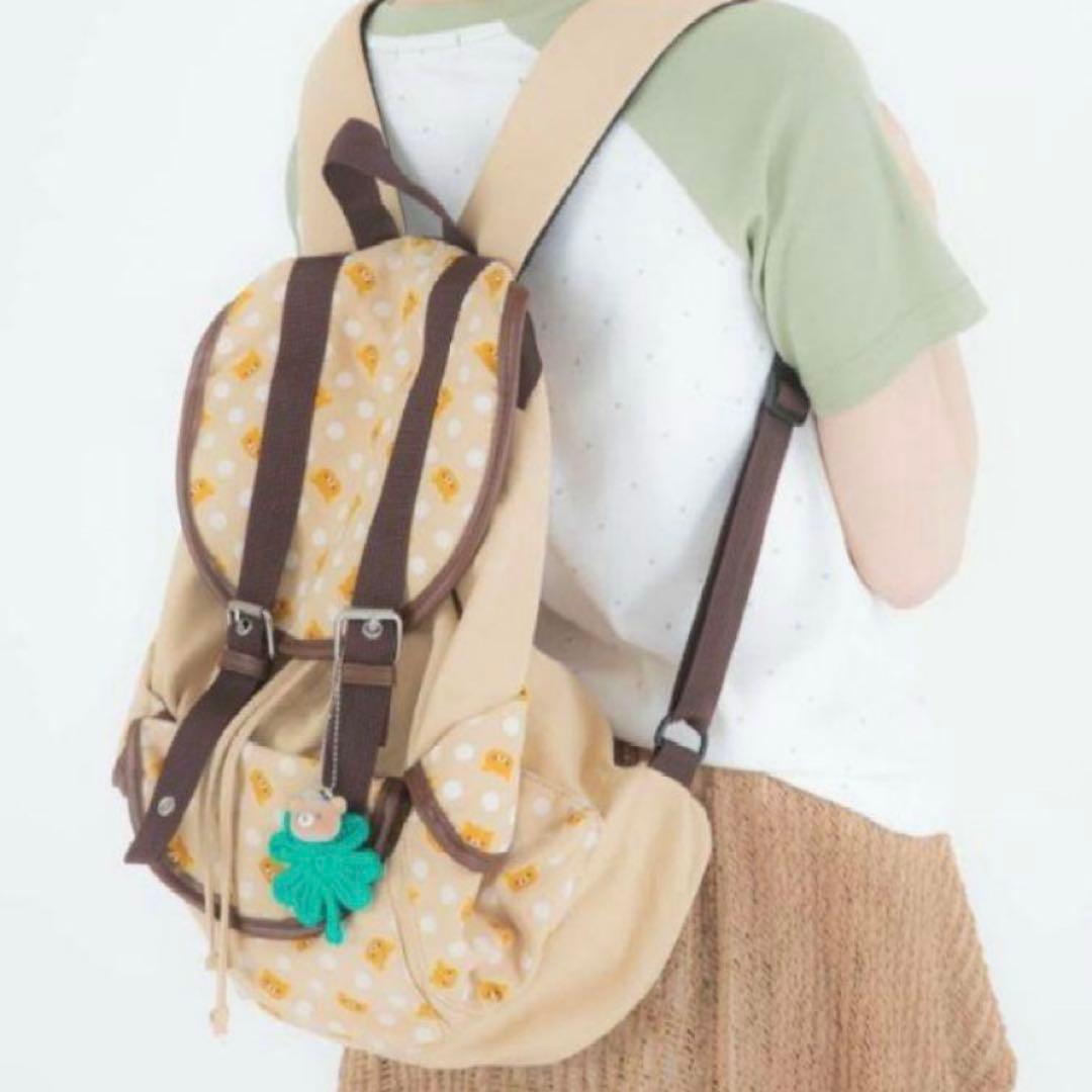 未使用 リラックマ SPINNS リュックサック ブラウン 森ガール 平成