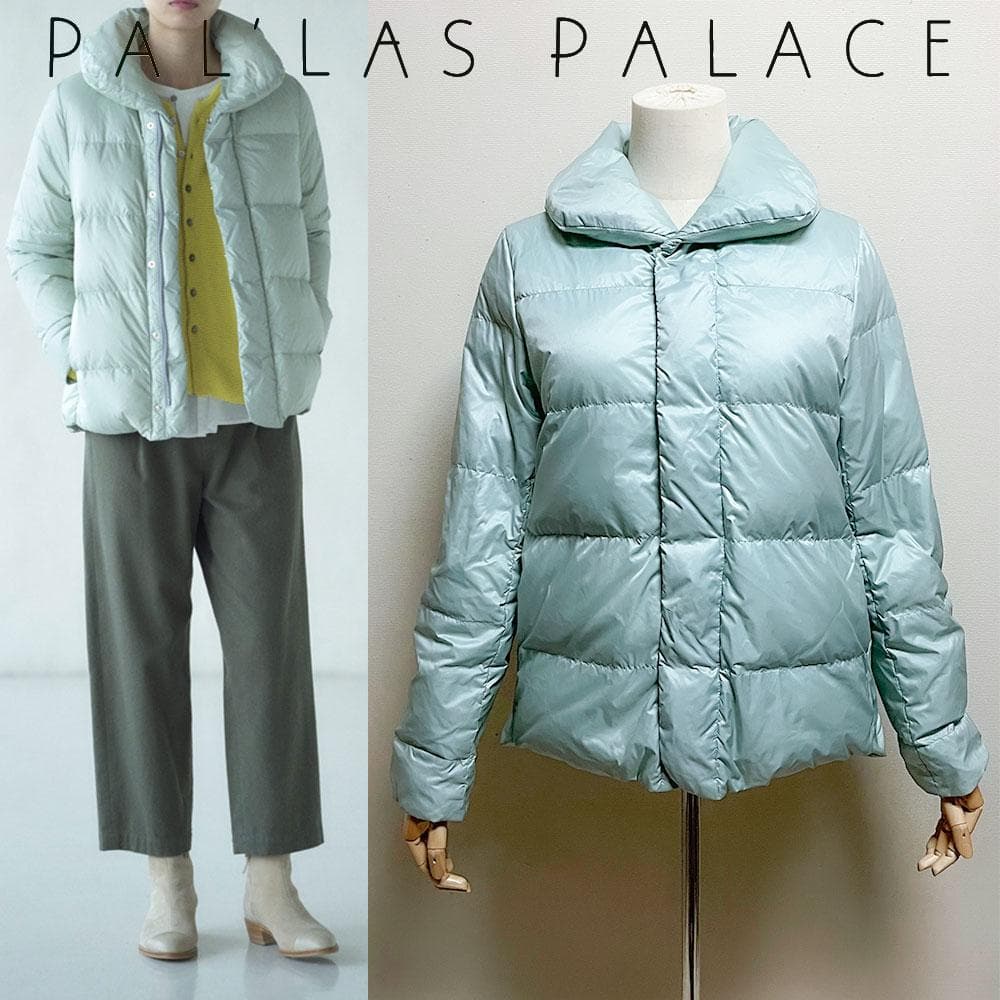 美品 パラスパレス 梅春 ダウン ジャケット ボリュームカラー ライトブルー ビームス プラス 原宿（1150750） スタイリング・コーディネイト｜BEAMS
