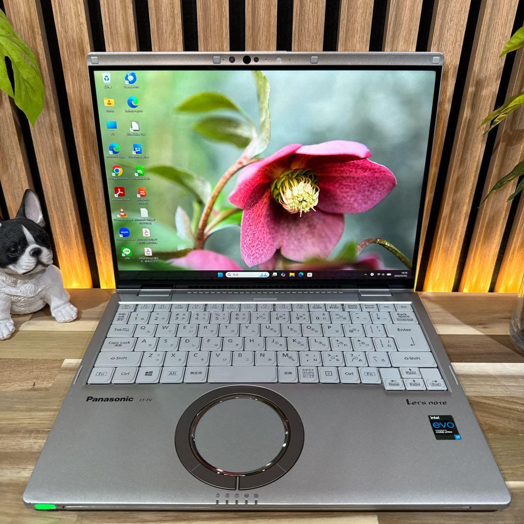 準美品 タッチパネル式‼️Let's note FV1☘最高峰i7☘ノートパソコン