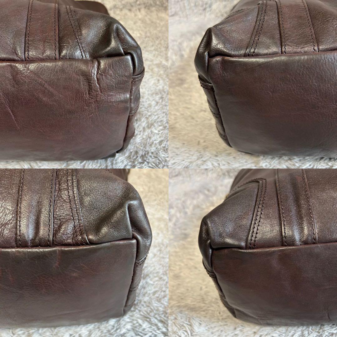 quadro クアドロ 2wayレザートートバッグ シリアルNo.31153 - メルカリ