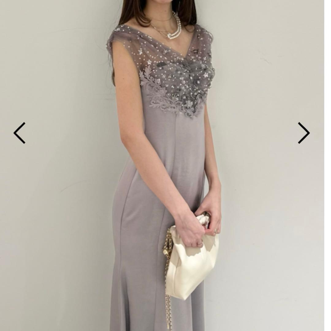 snidel SNIDEL エンブロイダリー ドレス ダークグレー サイズ0 - メルカリ