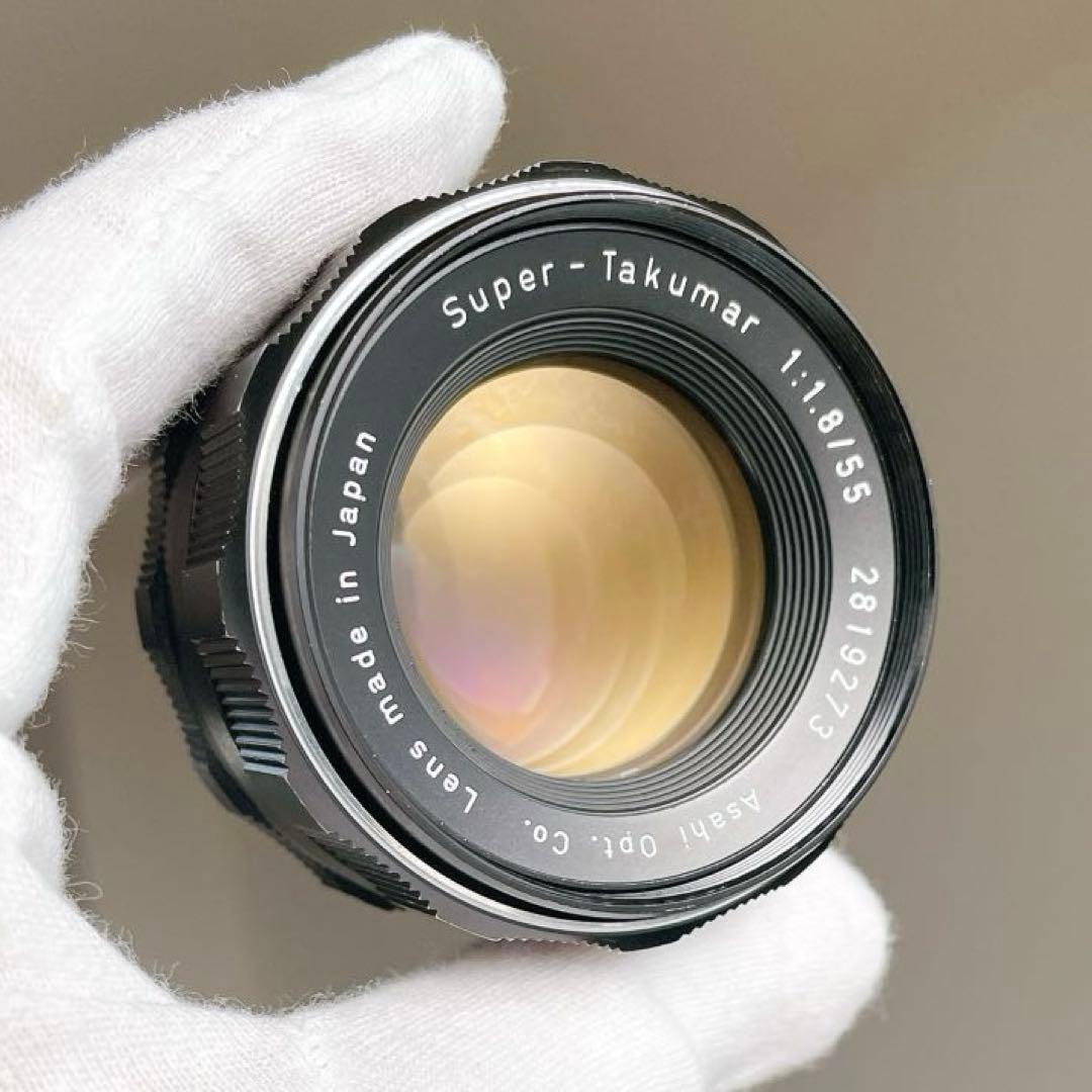 【虹色美フレア】Super Takumar 55mm f1.8 整備済