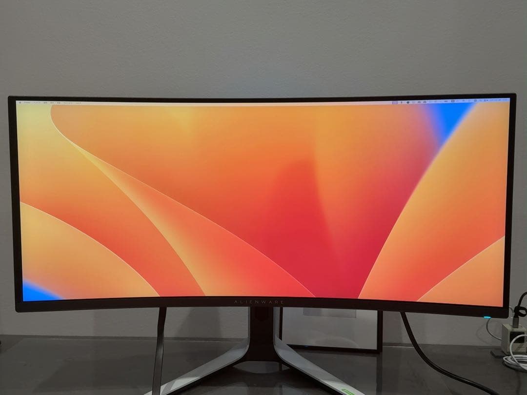 Dell AW3423DW 有機ELモニター 保証期限内　画面キズあり箱なし