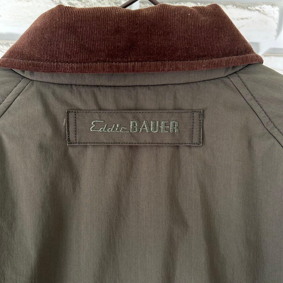 Eddie Bauer M キルティングジャケット カーキ 美品 90s 黒タグ - メルカリ