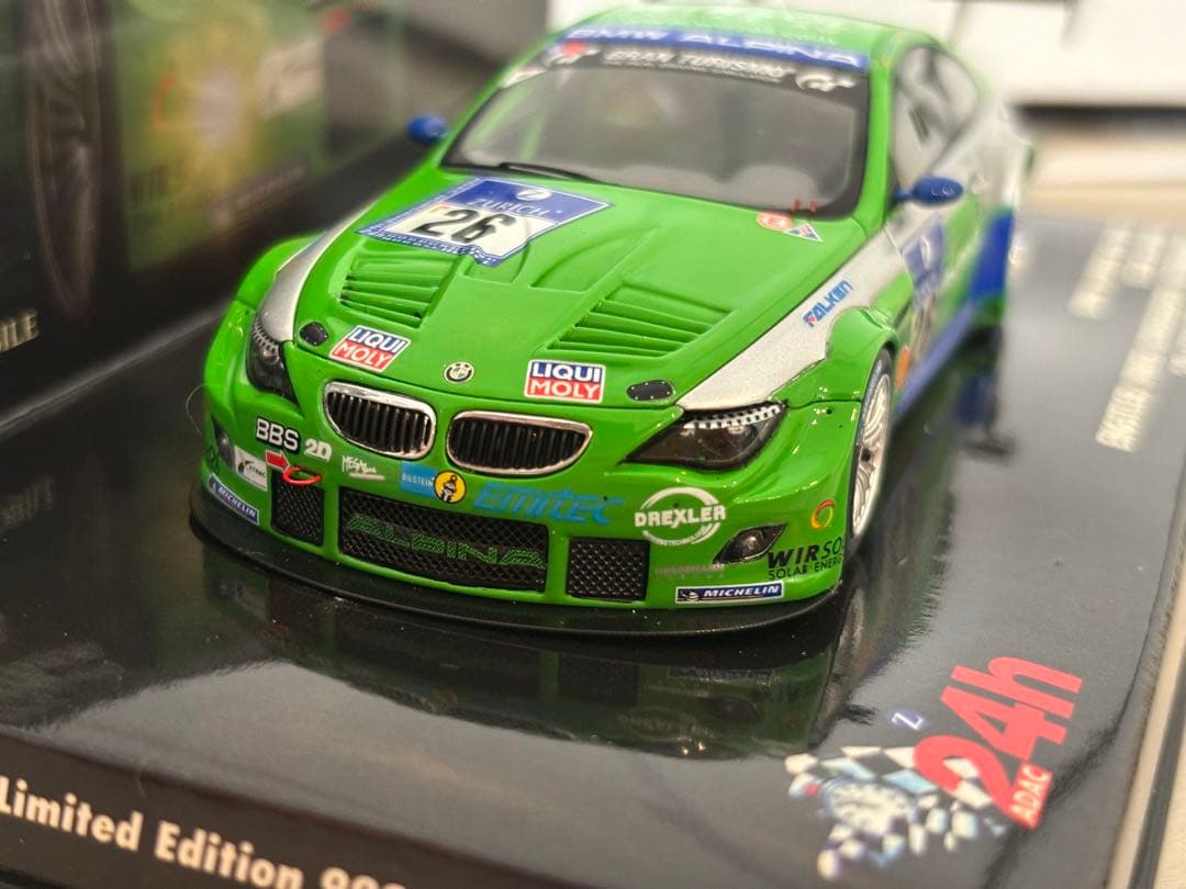 BMW Alpina B6 GT3 ニュル '09 ミニカー ミニチャンプス43