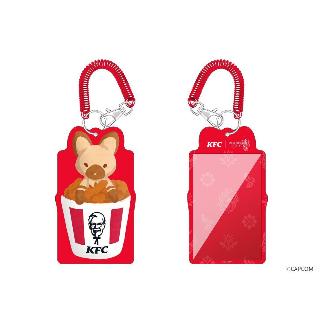 モンハン × KFC コラボ アイルーパスケース Red - メルカリ