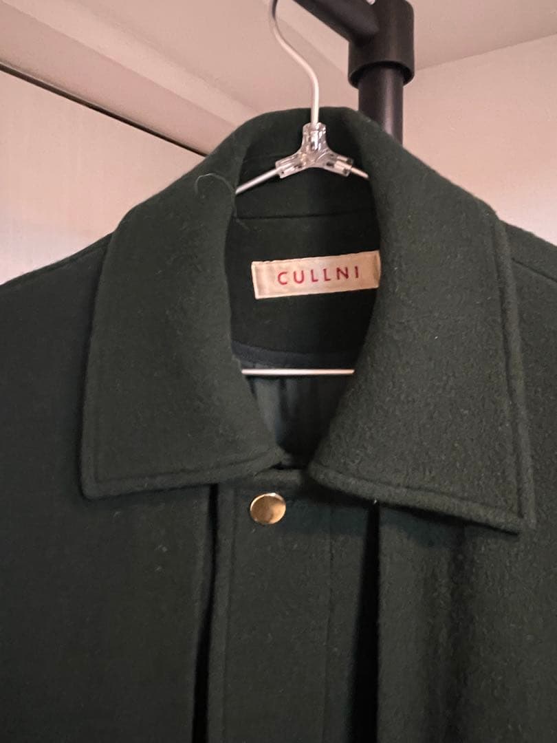 専用】CULLNI フライフロントウールコート - メルカリ