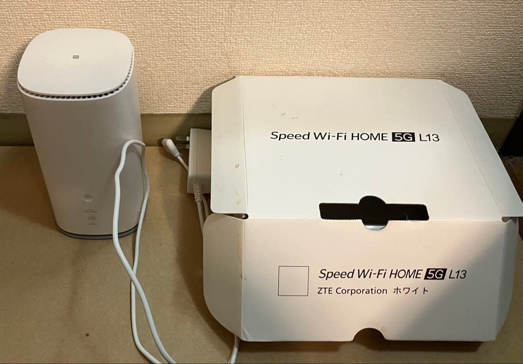 箱ありSpeed Wi-Fi  5G L13 ZTR02 動作確認済み エラー