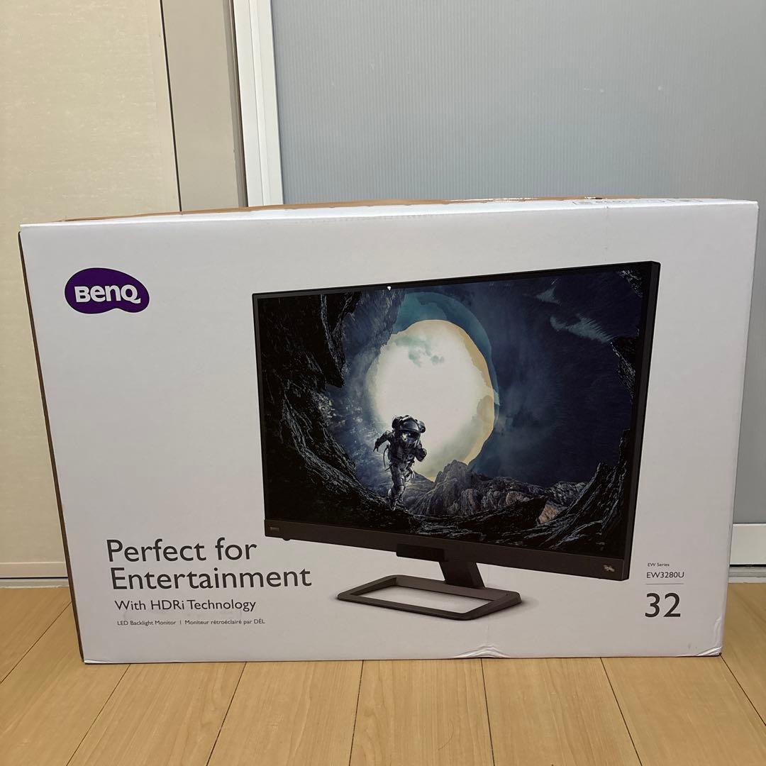 BenQ 4k HDR ディスプレイ EW3280U HDMI USB-C接続