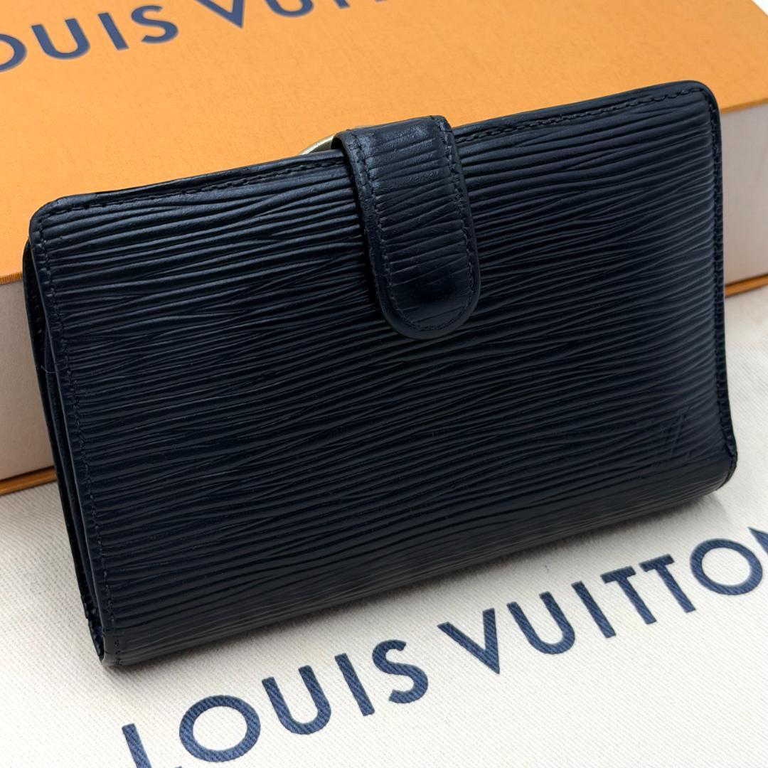 ルイヴィトン エピ ポルトモネビエ ヴィエノワ ノワール 二つ折り財布