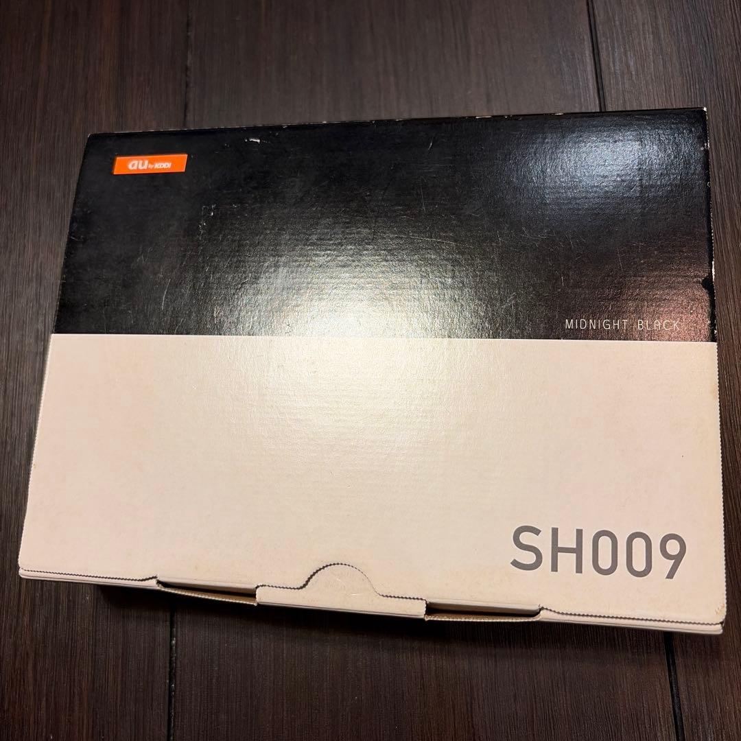 稀少レア物 au SH009 ミッドナイトブラック新品未使用品