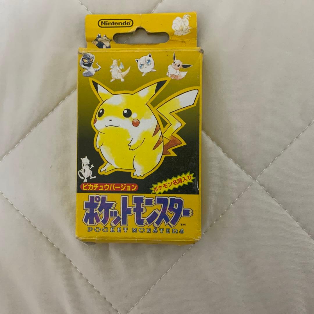 初代】ポケットモンスター トランプ ピカチュウバージョン - メルカリ