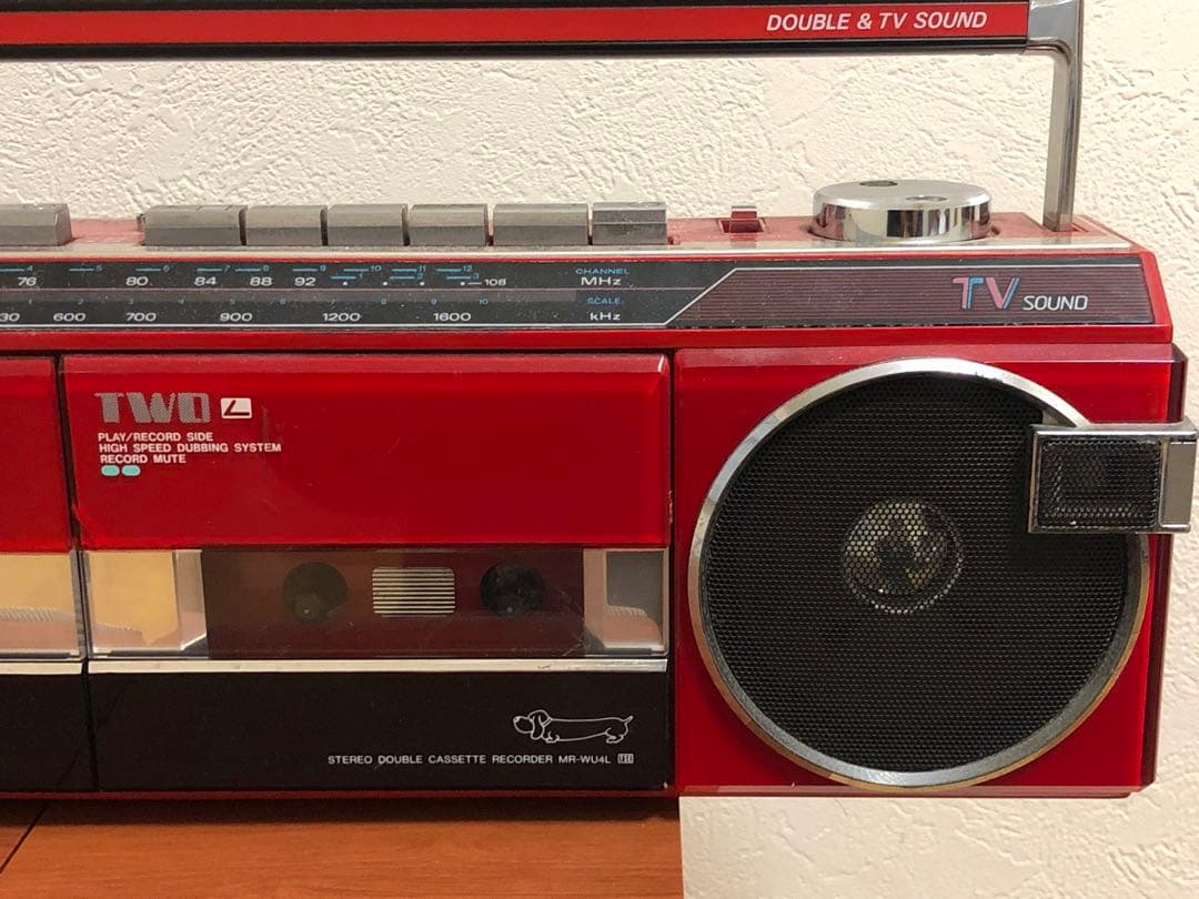 SANYO MR-WU4L ラジカセ ラジオ動作確認済　カセットテープ不良