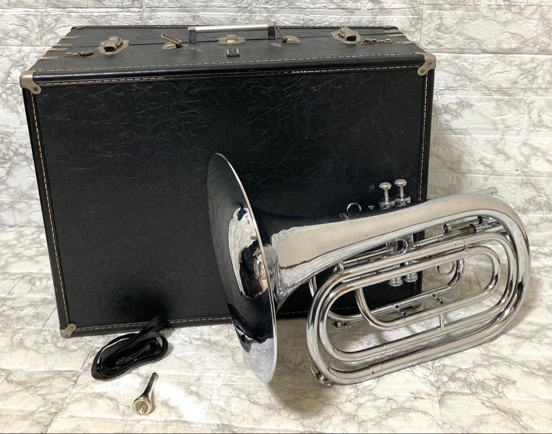 動確済 美品】DEG Dynasty ビューグル フレンチホルン 2ピス G菅