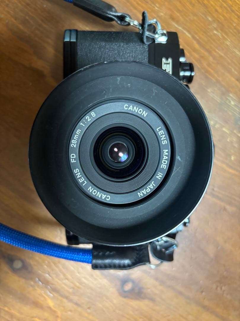 DJCanon F-1 一眼レフカメラ28mmレンズ付き