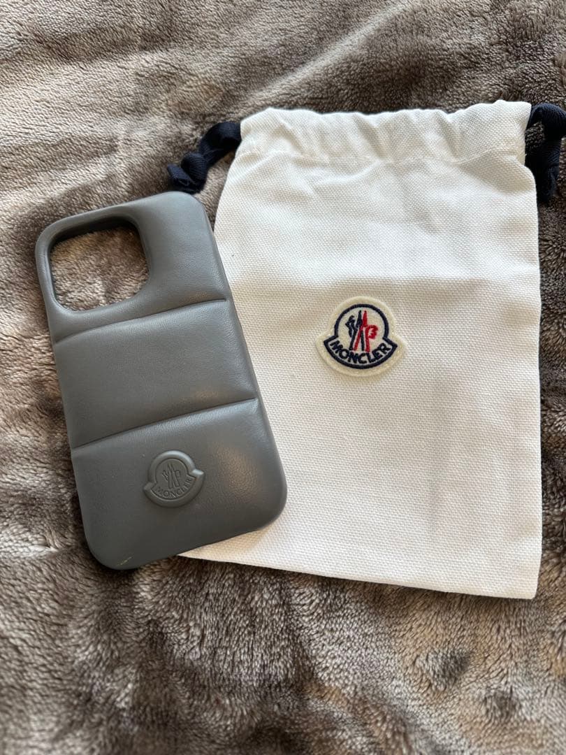 美品　MONCLER iPhone14pro 収納袋付き　モンクレール iPhone 14 Pro MONCLER(モンクレール) iPhone・スマホケース(メンズ