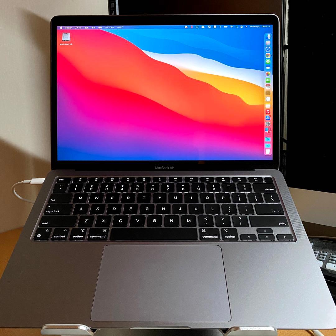 充放電36回】M1 MacBook Air 16GB/512GB/US配列 - メルカリ