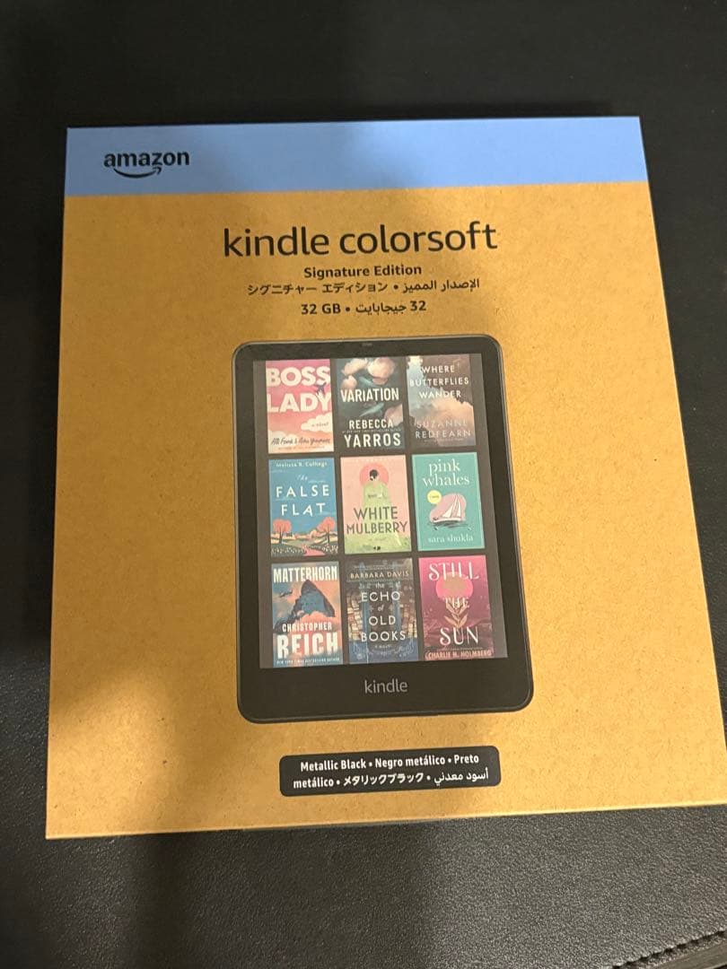 Kindle ColorSoft Signature Edition32GB本体 Introducing Amazon Kindle Colorsoft Signature Edition (32 GB