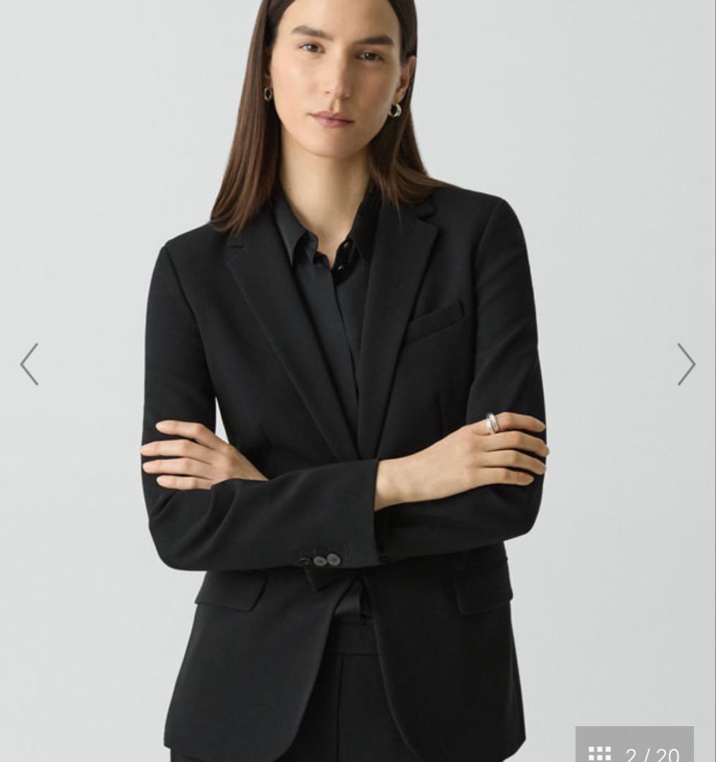 Theory ブラックパンツスーツ 00 WOMEN スーツ | WOMEN（レディース）｜Theory 公式通販サイト