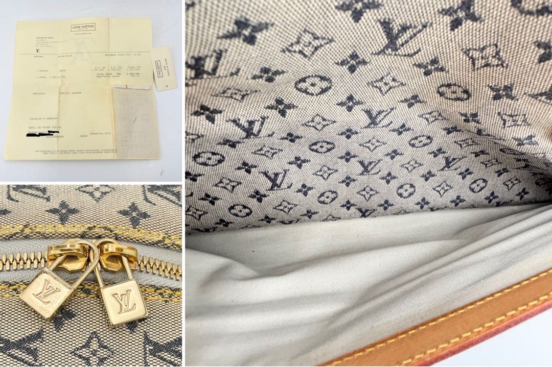 LOUIS VUITTON ルイヴィトン モノグラムミニ マリー ブルー - メルカリ