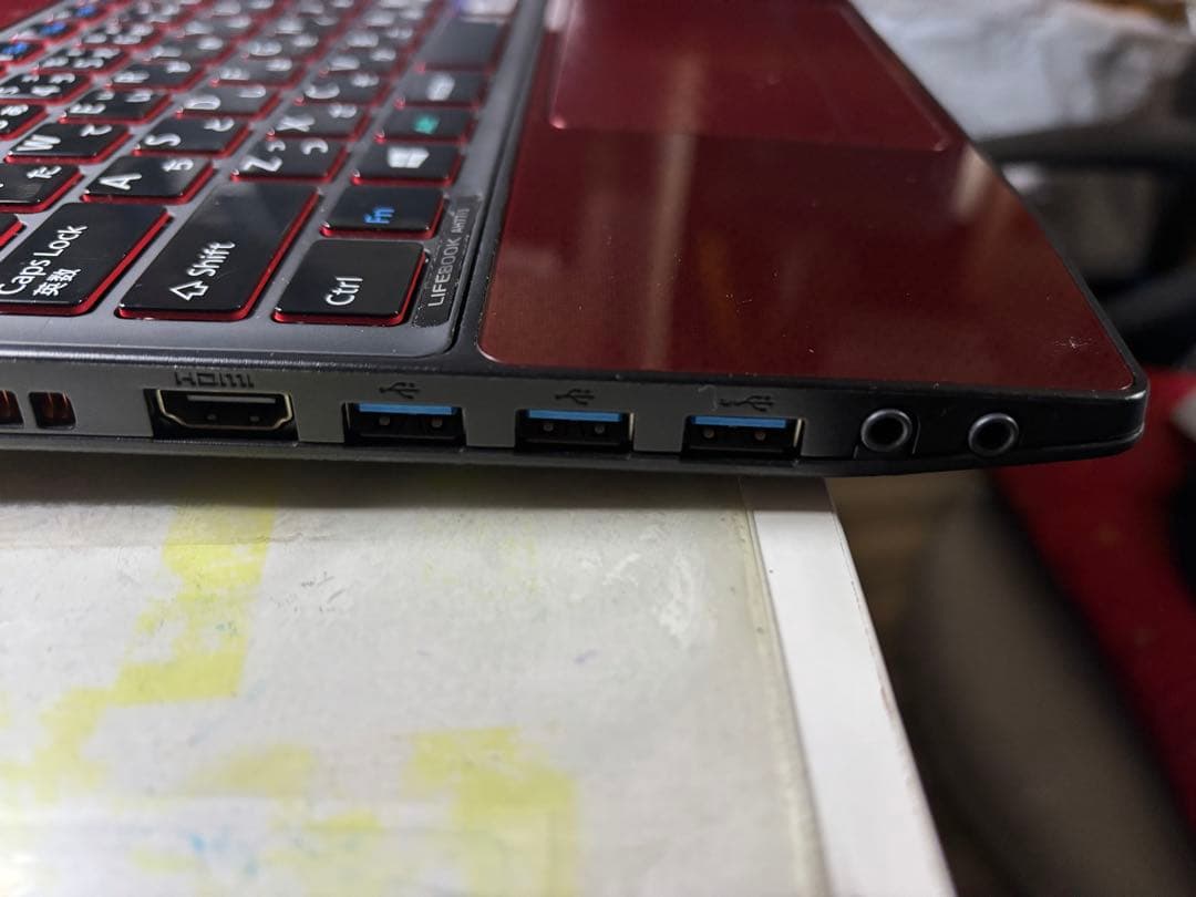 【Core i7/メモリ8GB】富士通 LIFEBOOK AH77/J 動作確認