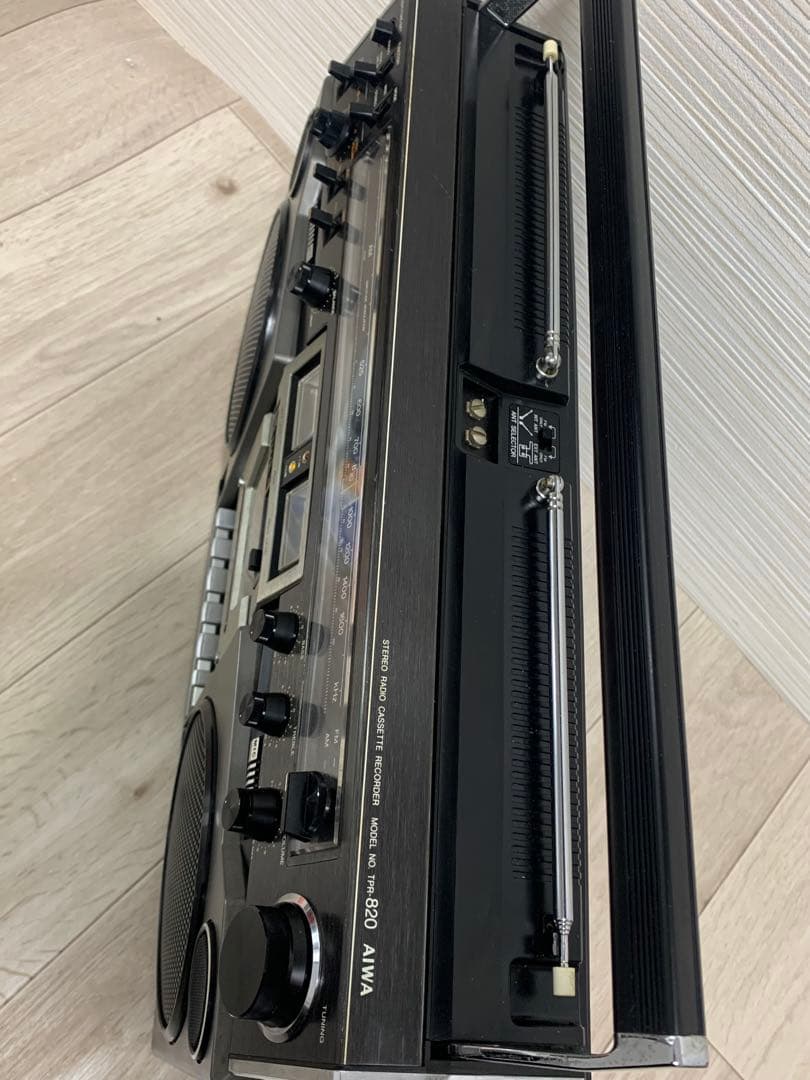 美品AIWAラジカセ TPR-820昭和レトロラジカセ動作品レアメンテナンス済み