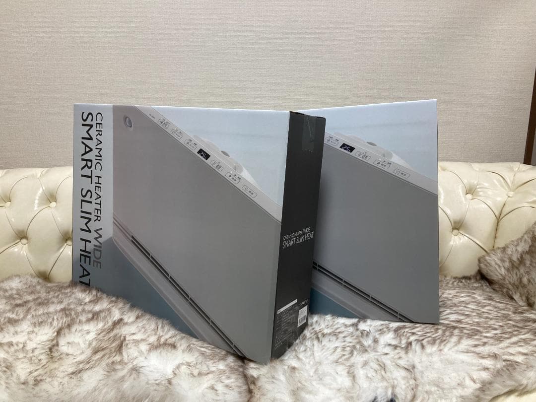 【新品未開封】 THREEUP セラミックファンヒーター SLIM その①