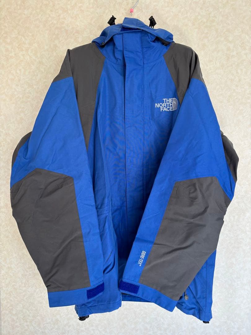 THE NORTH FACE GORE-TEX 防水マウンテンパーカー XL青美 80年代 茶タグ USA製 THE NORTH FACE ザ ノースフェイス GORE-TEX