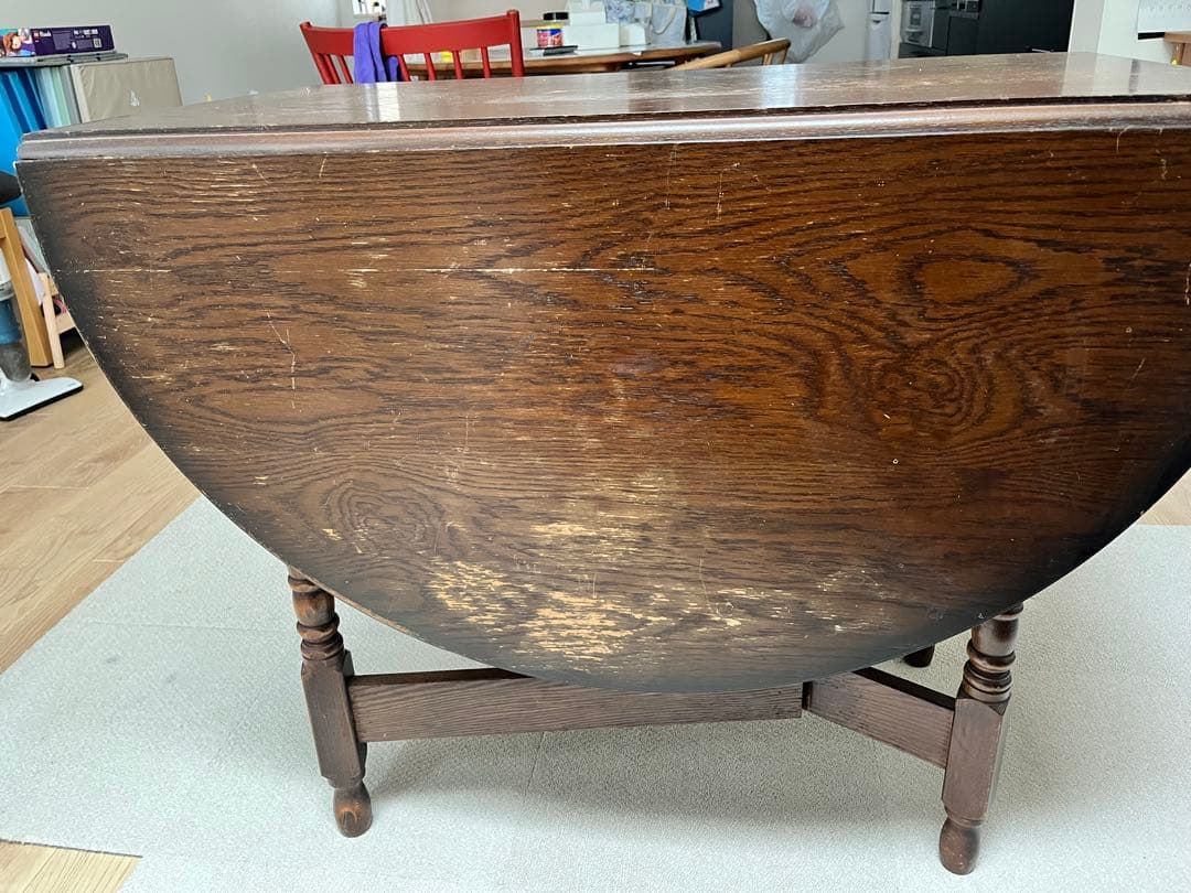 英国アンティークゲートレッグテーブル 着払い全国発送 値下げ 直接お